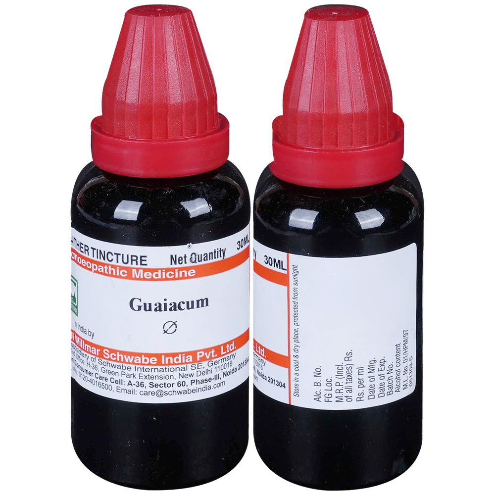 Dr Willmar Schwabe India Guaiacum Mother Tincture Q Dr Willmar Schwabe India Guaiacum Mother Tincture Q