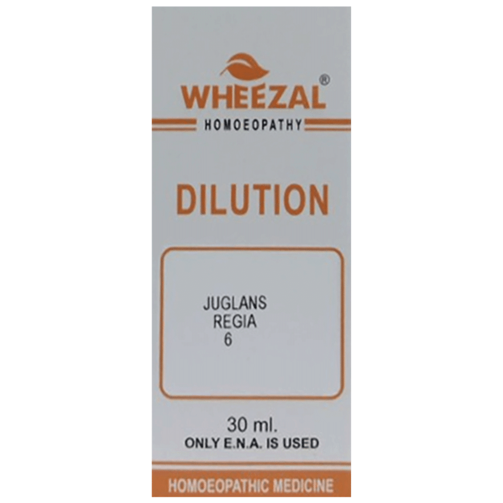 Wheezal Juglans R Dilution 6 Wheezal Juglans R Dilution 6