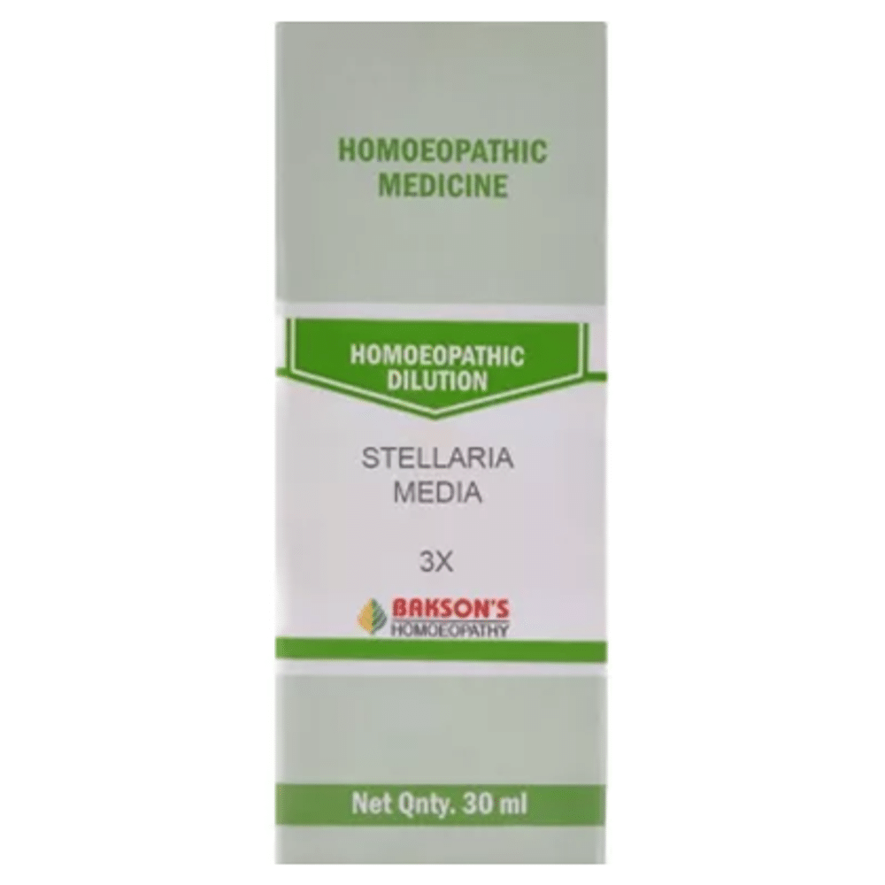 Bakson's Homeopathy Stellaria Media Dilution 3X Bakson's Homeopathy Stellaria Media Dilution 3X