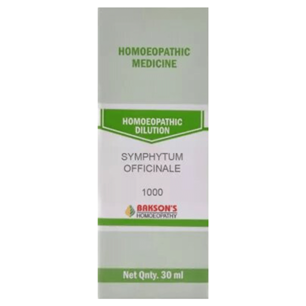 Bakson's Homeopathy Symphytum Officinale Dilution 1M Bakson's Homeopathy Symphytum Officinale Dilution 1M