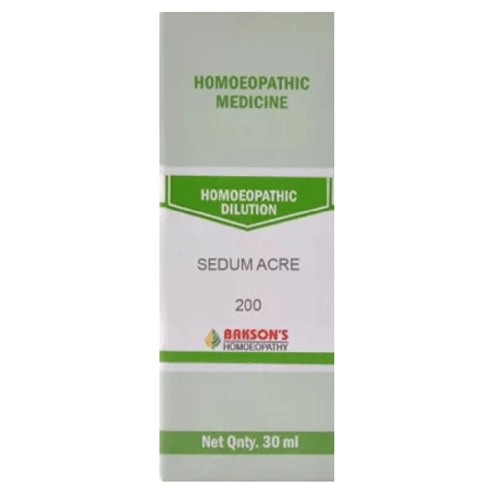 Bakson's Homeopathy Sedum Acre Dilution 200 Bakson's Homeopathy Sedum Acre Dilution 200