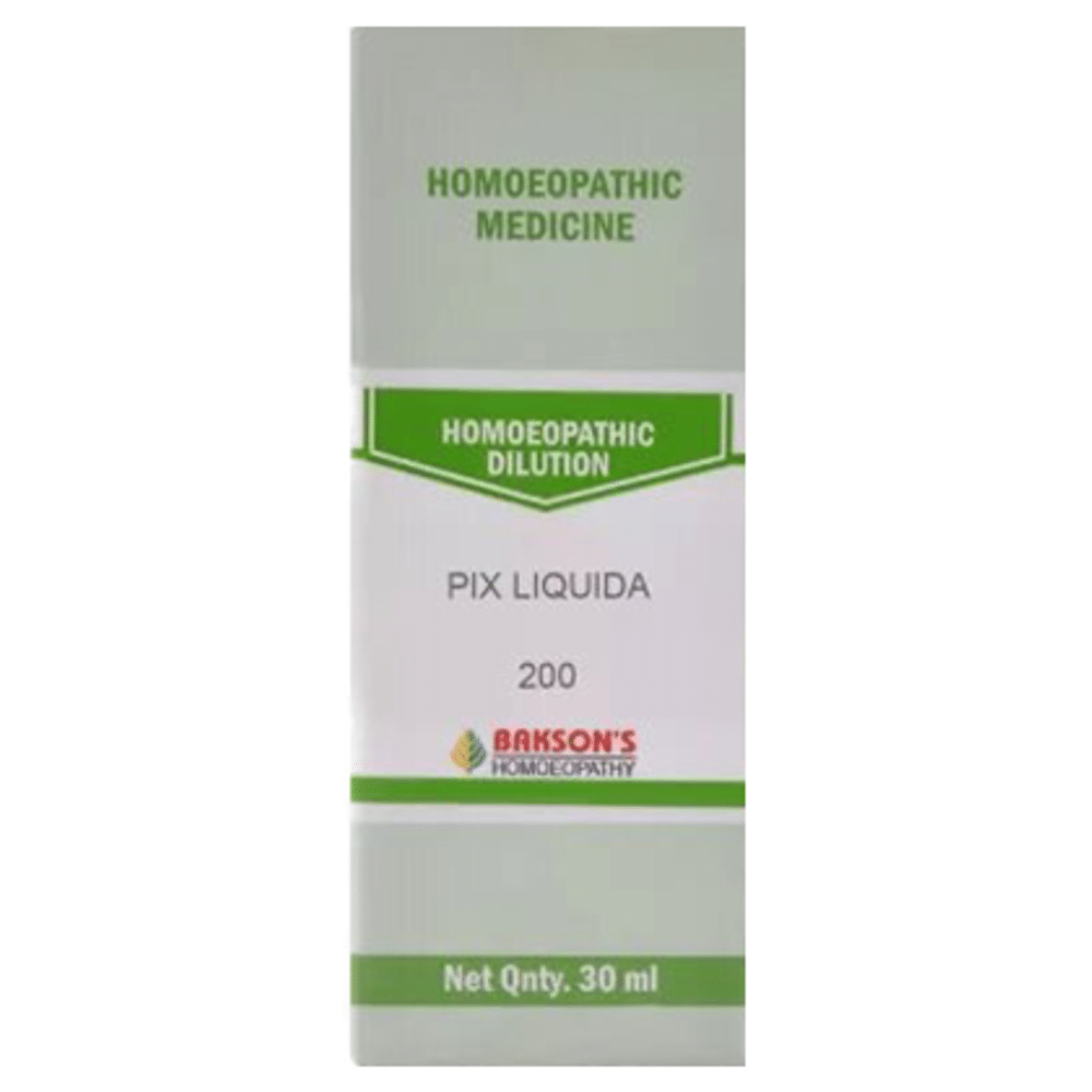 Bakson's Homeopathy Pix Liquida Dilution 200 Bakson's Homeopathy Pix Liquida Dilution 200