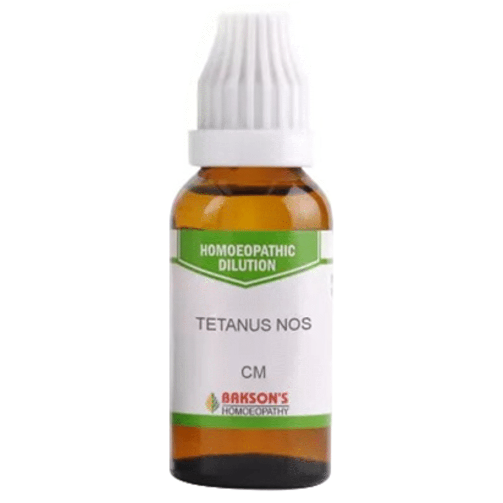 Bakson's Homeopathy Tetanus Nos. Dilution CM Bakson's Homeopathy Tetanus Nos. Dilution CM