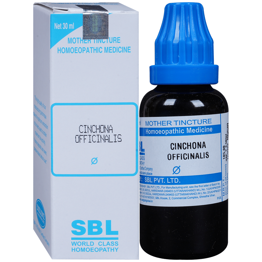SBL Cinchona Officinalis Mother Tincture Q SBL Cinchona Officinalis Mother Tincture Q