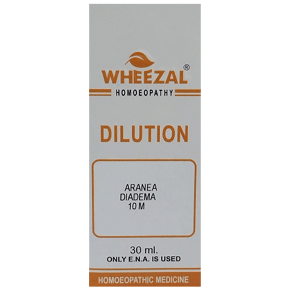 Wheezal Aranea Diadema Dilution 10M Wheezal Aranea Diadema Dilution 10M