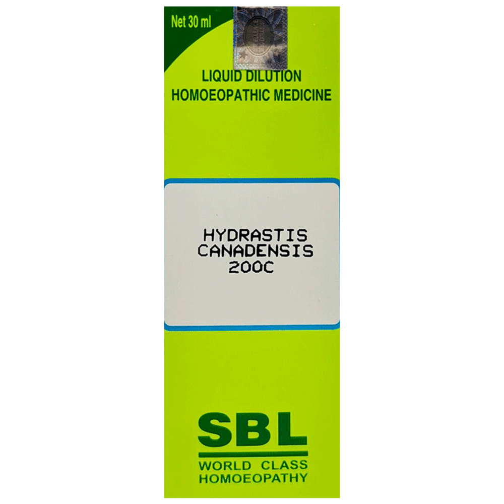SBL Hydrastis Canadensis Dilution 200 CH SBL Hydrastis Canadensis Dilution 200 CH