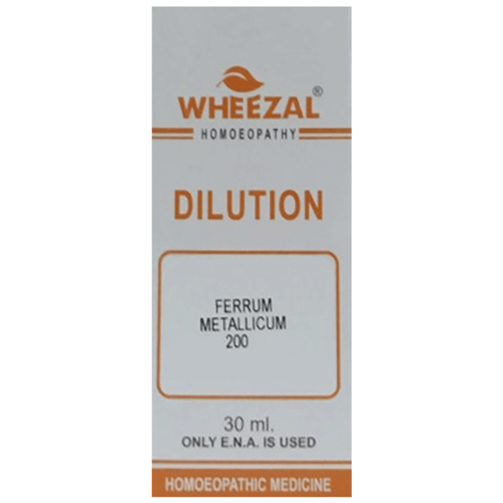 Wheezal Ferrum Metallicum Dilution 200 Wheezal Ferrum Metallicum Dilution 200