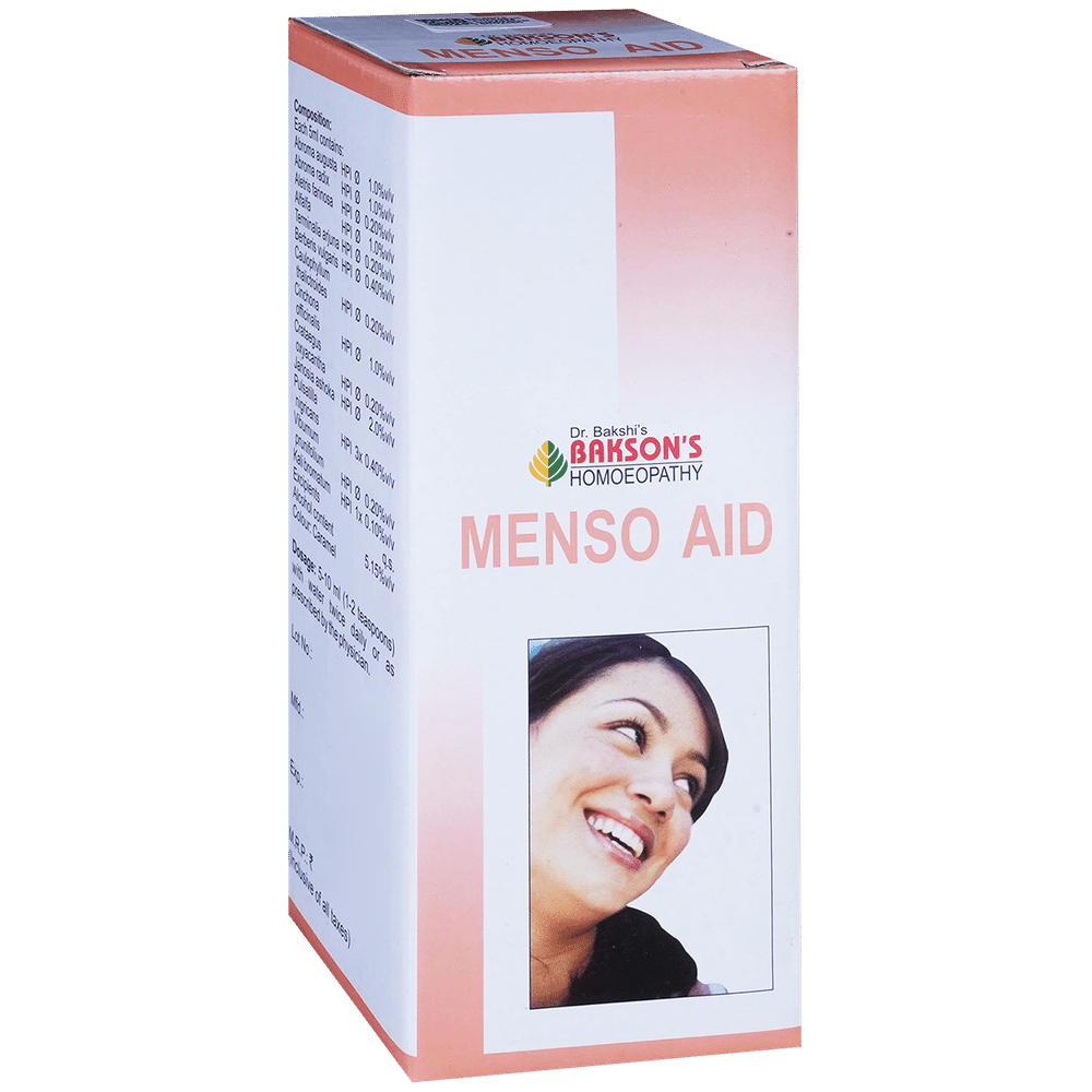 Bakson's Homeopathy Menso Aid Syrup