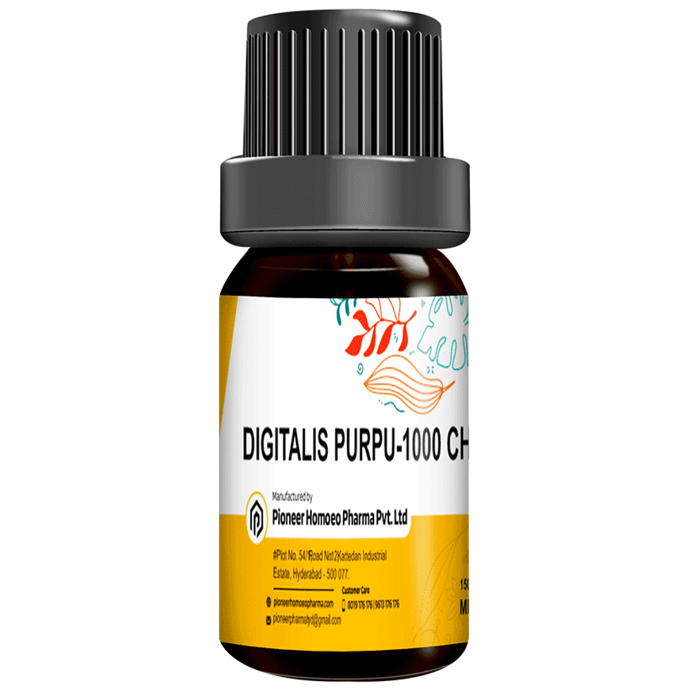 Pioneer Pharma Digitalis Purpurea Pellets 1000 CH Pioneer Pharma Digitalis Purpurea Pellets 1000 CH
