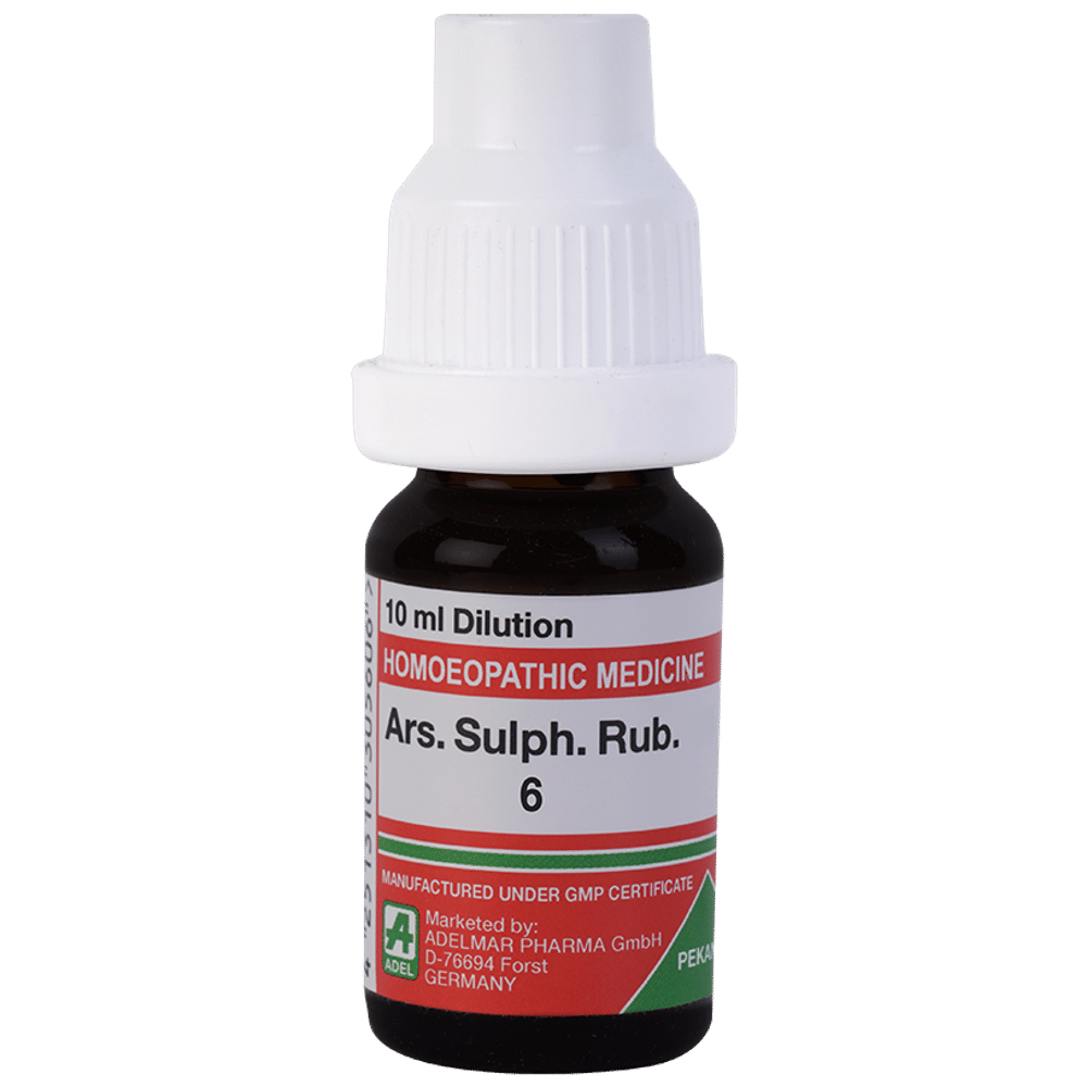 ADEL Ars. Sulf Rub. Dilution 6 ADEL Ars. Sulf Rub. Dilution 6