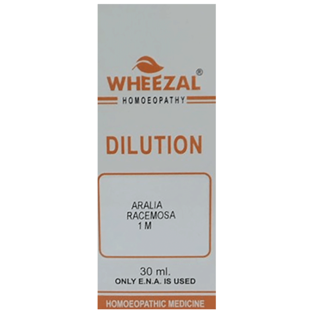 Wheezal Aralia Racemosa Dilution 1M