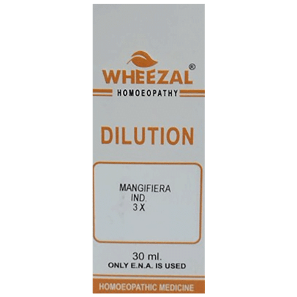 Wheezal Mangifiera Indica Dilution 3X Wheezal Mangifiera Indica Dilution 3X