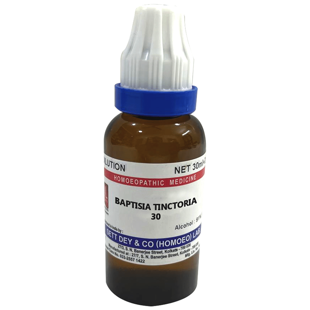 Sett Dey Baptisia Tinctoria Dilution 30 Sett Dey Baptisia Tinctoria Dilution 30