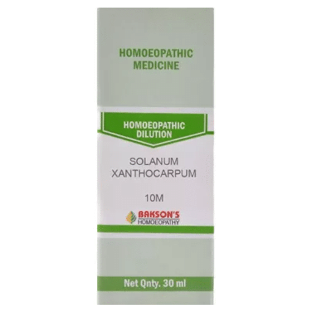 Bakson's Homeopathy Solanum Xanthocarpum Dilution 10M Bakson's Homeopathy Solanum Xanthocarpum Dilution 10M