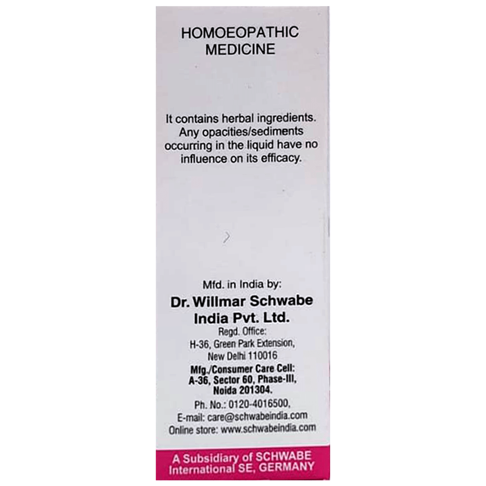 Dr Willmar Schwabe India Muira Puama Mother Tincture Q Dr Willmar Schwabe India Muira Puama Mother Tincture Q