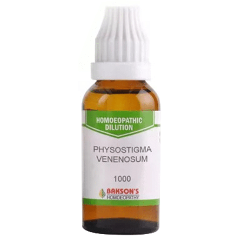 Bakson's Homeopathy Physostigma Venenosum Dilution 1000 CH Bakson's Homeopathy Physostigma Venenosum Dilution 1000 CH