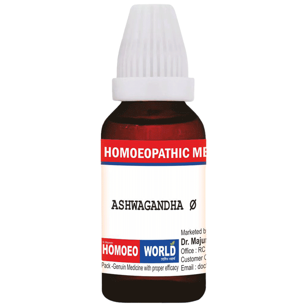 Dr. Majumder Homeo World Ashwagandha Q Mother Tincher (30ml Each) Dr. Majumder Homeo World Ashwagandha Q Mother Tincher (30ml Each)