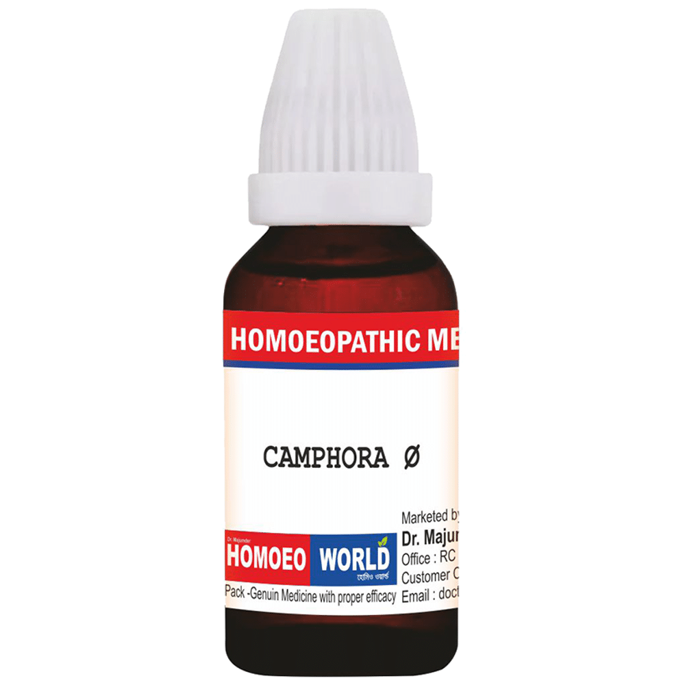 Dr. Majumder Homeo World Camphora Mother Tincture (30ml Each) Q Dr. Majumder Homeo World Camphora Mother Tincture (30ml Each) Q