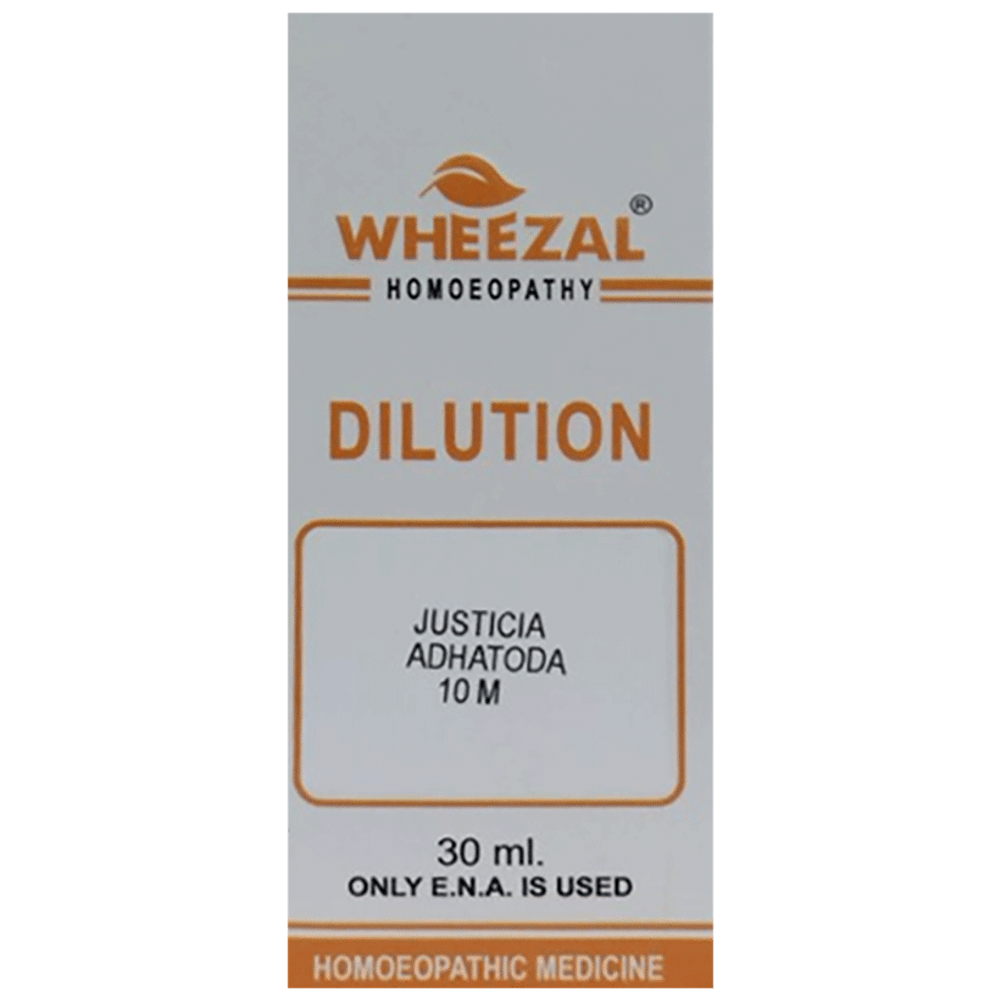 Wheezal Justicia Adhatoda Dilution 10M Wheezal Justicia Adhatoda Dilution 10M