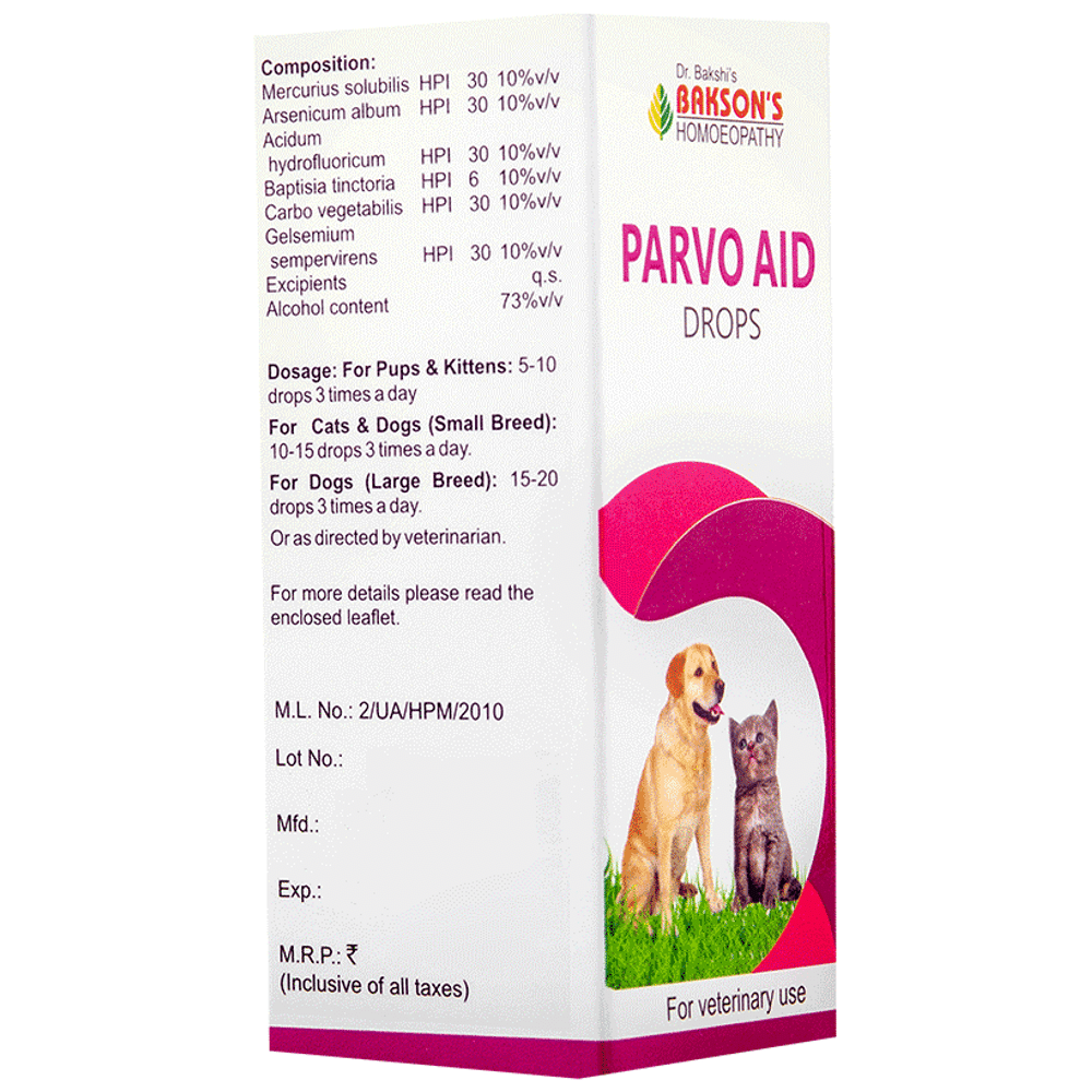 Bakson's Homeopathy Parvo Drop Bakson's Homeopathy Parvo Drop
