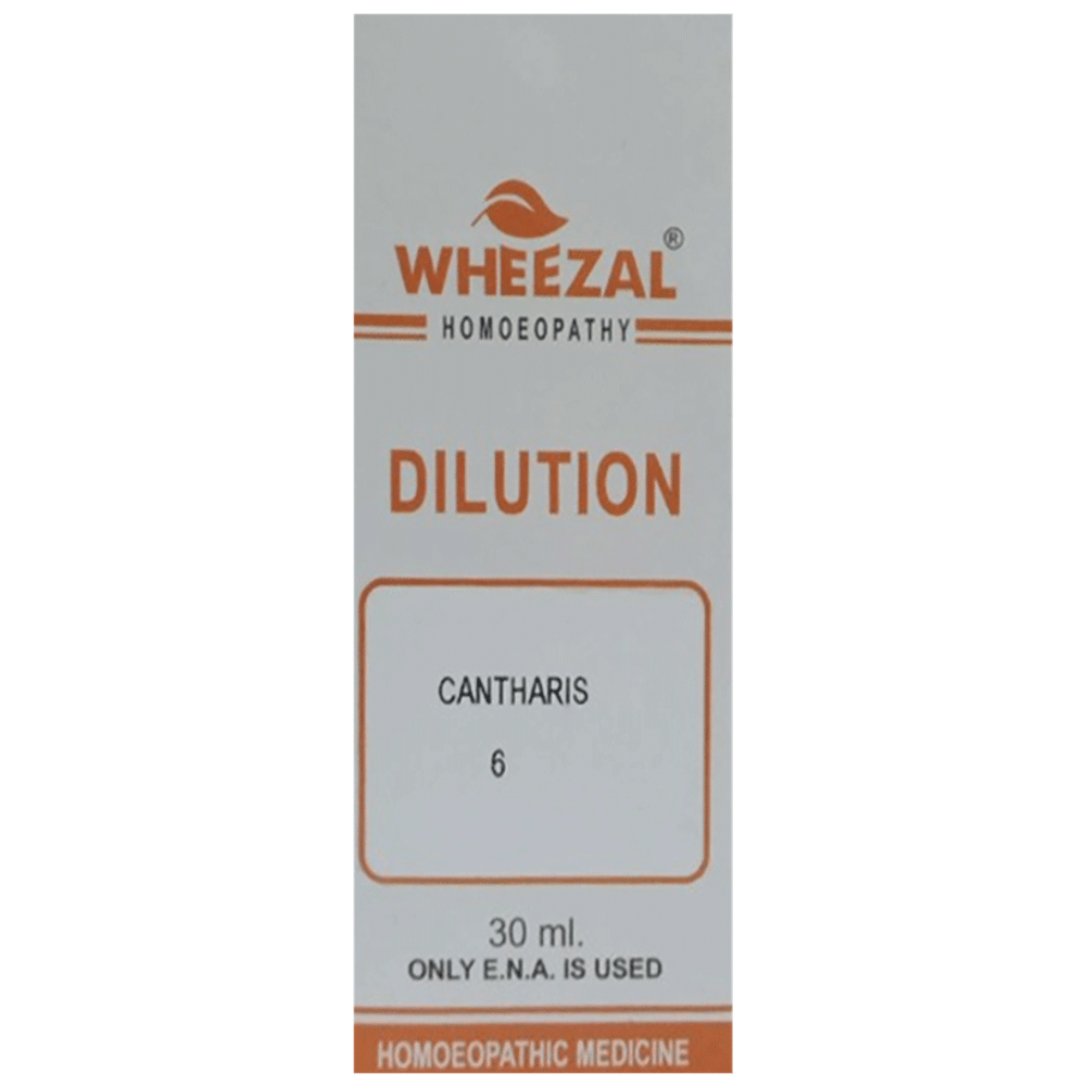 Wheezal Cantharis Dilution 6 Wheezal Cantharis Dilution 6
