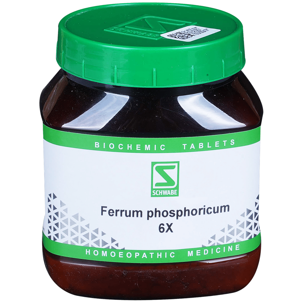 Dr Willmar Schwabe India Ferrum Phosphoricum Biochemic Tablet 6X