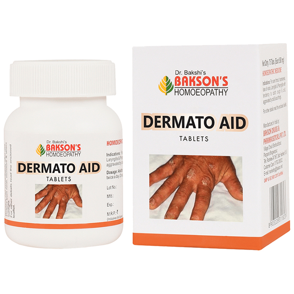 Bakson's Homeopathy Dermato Aid Tablet Bakson's Homeopathy Dermato Aid Tablet
