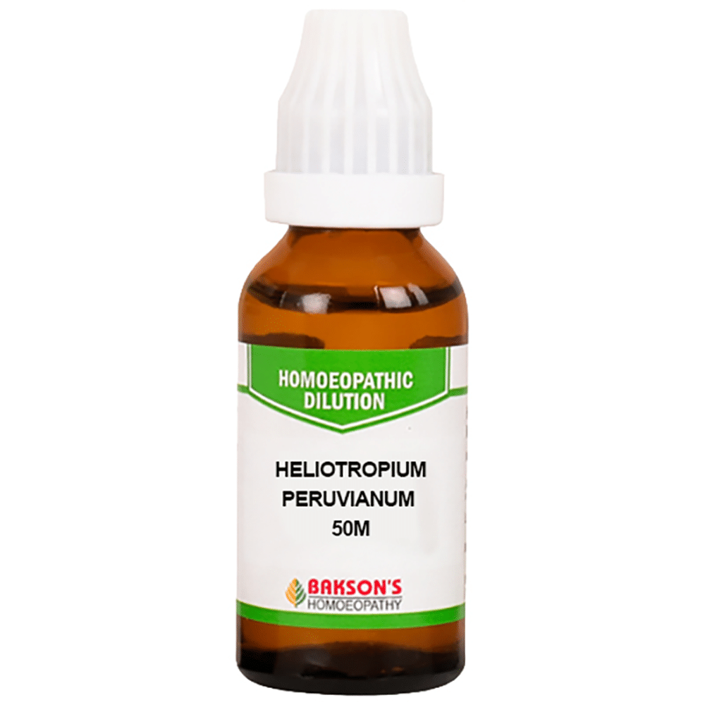 Bakson's Homeopathy Heliotropium Peruvianum Dilution 50M Bakson's Homeopathy Heliotropium Peruvianum Dilution 50M