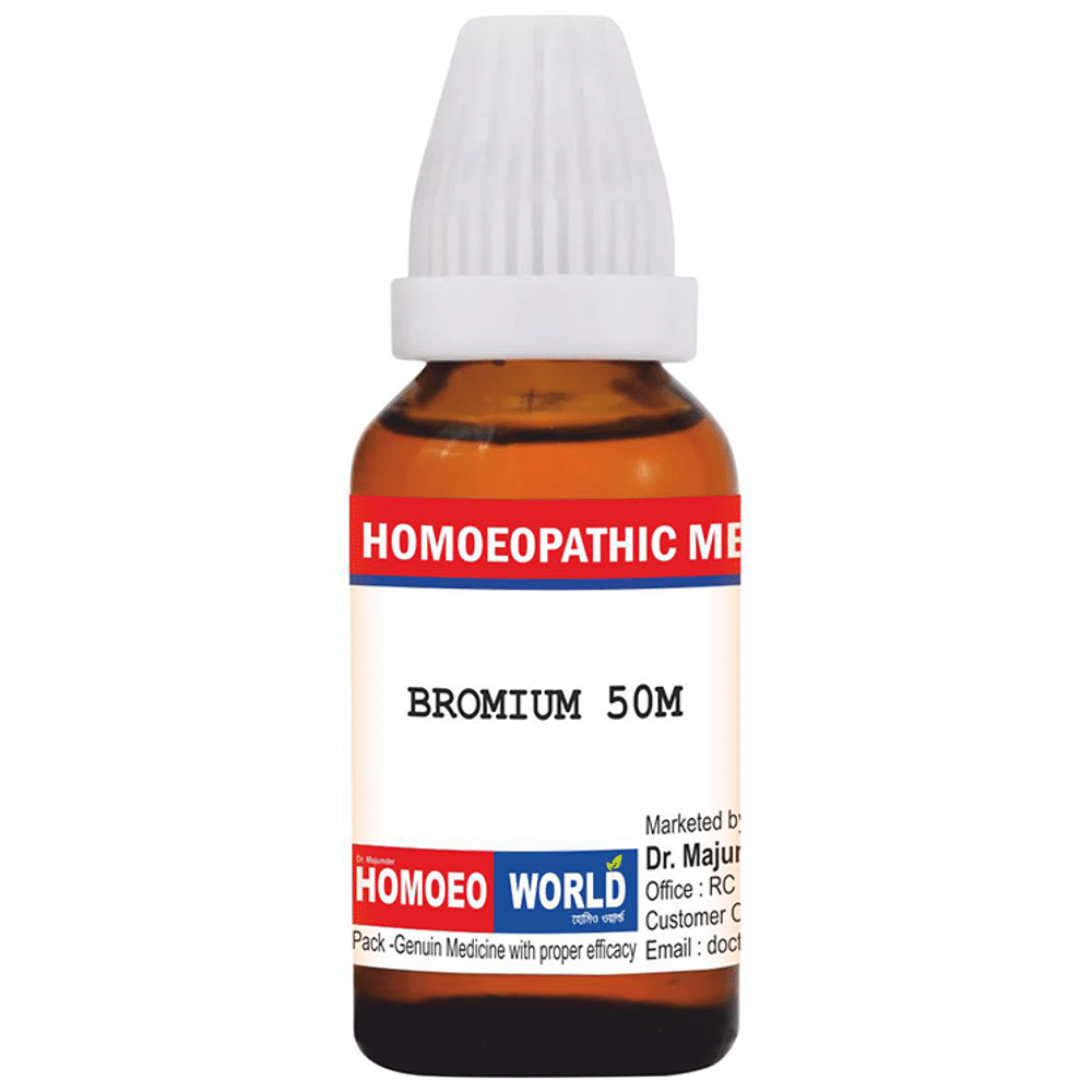 Dr. Majumder Homeo World Bromium Dilution (30 ml Each) 50M Dr. Majumder Homeo World Bromium Dilution (30 ml Each) 50M