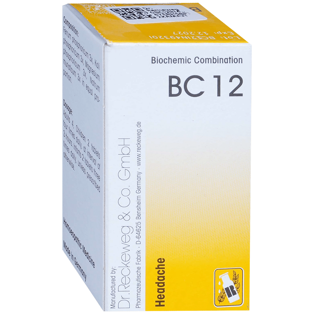 Dr. Reckeweg Bio-Combination 12 (BC 12) Tablet Dr. Reckeweg Bio-Combination 12 (BC 12) Tablet
