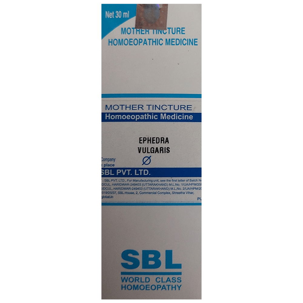 SBL Ephedra Vulgaris Mother Tincture Q
