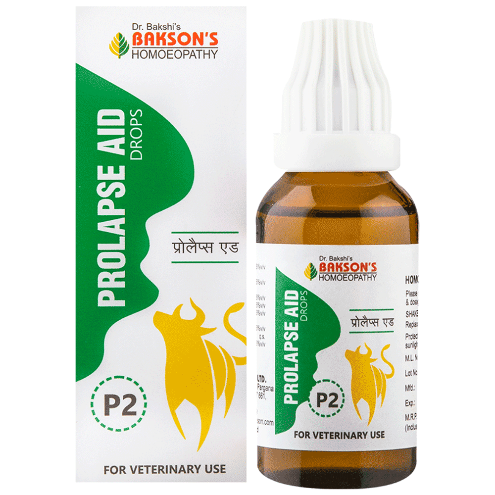 Bakson's Homeopathy Prolapse Aid (P2) Drop