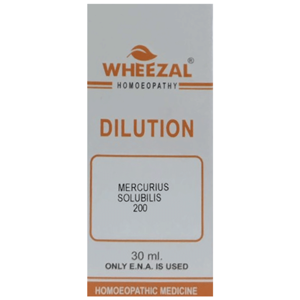 Wheezal Mercurius Solubilis Dilution 200 Wheezal Mercurius Solubilis Dilution 200