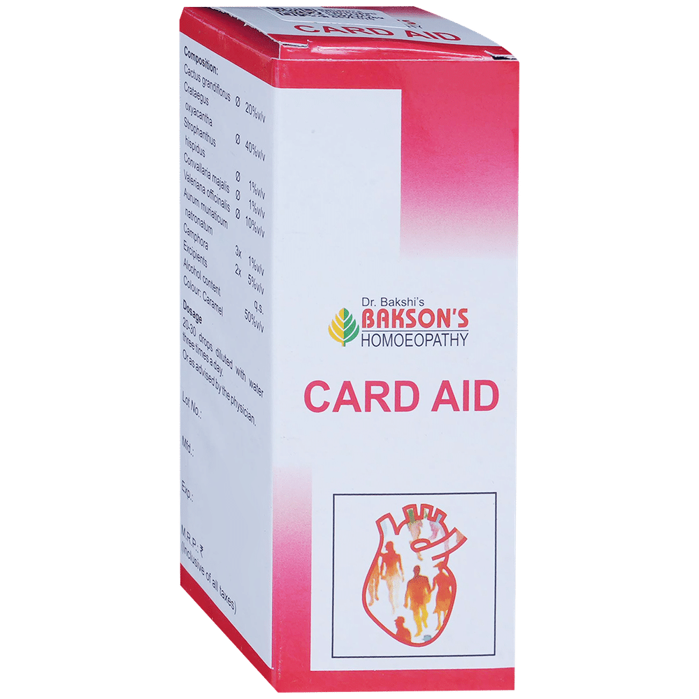 Bakson's Homeopathy Card Aid Drop Bakson's Homeopathy Card Aid Drop