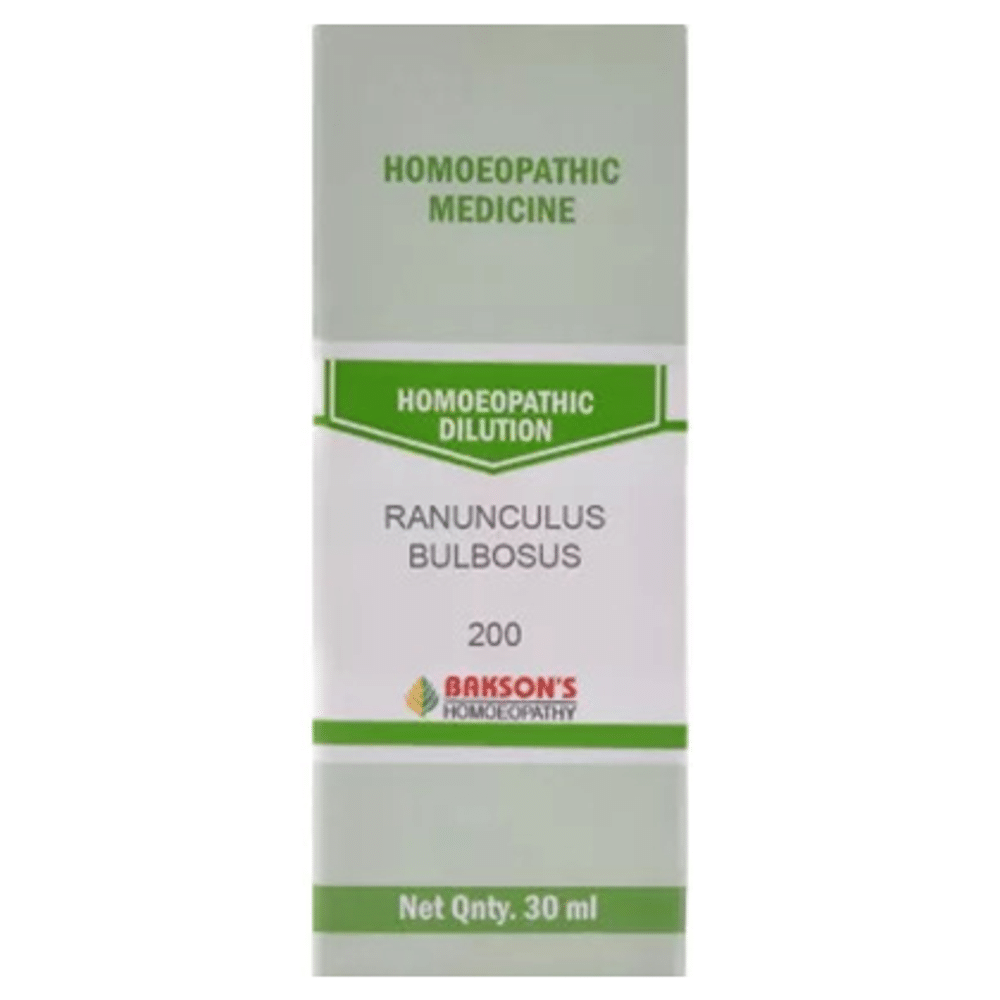 Bakson's Homeopathy Ranunculus Bulbosus Dilution 200