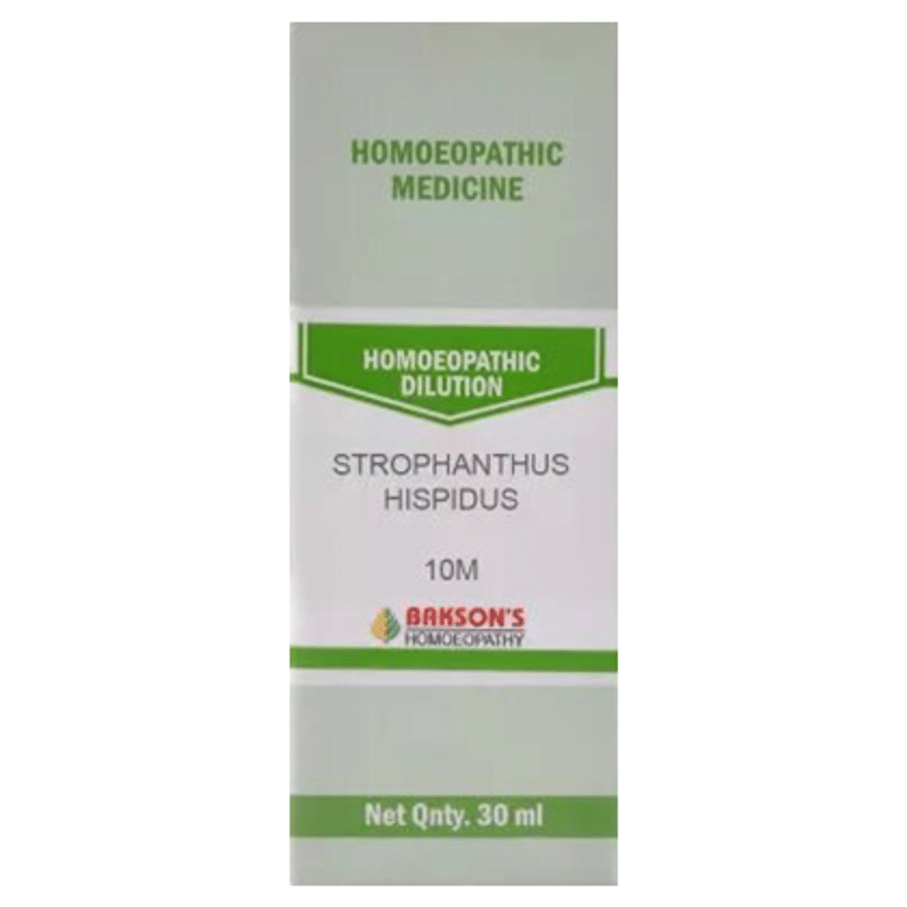 Bakson's Homeopathy Strophanthus Hispidus Dilution 10M Bakson's Homeopathy Strophanthus Hispidus Dilution 10M