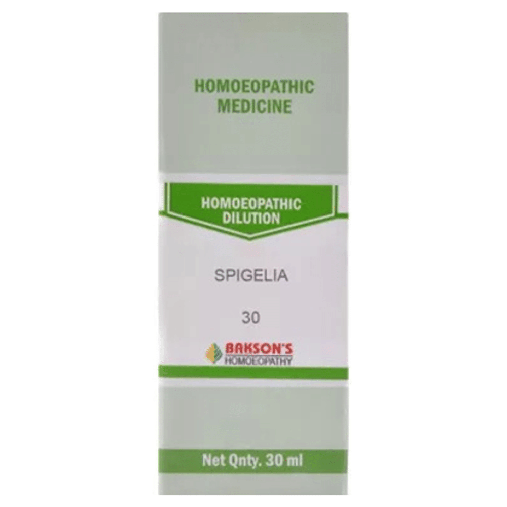 Bakson's Homeopathy Spigelia Dilution 30 Bakson's Homeopathy Spigelia Dilution 30