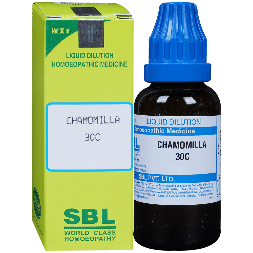 SBL Chamomilla Dilution 30 CH SBL Chamomilla Dilution 30 CH
