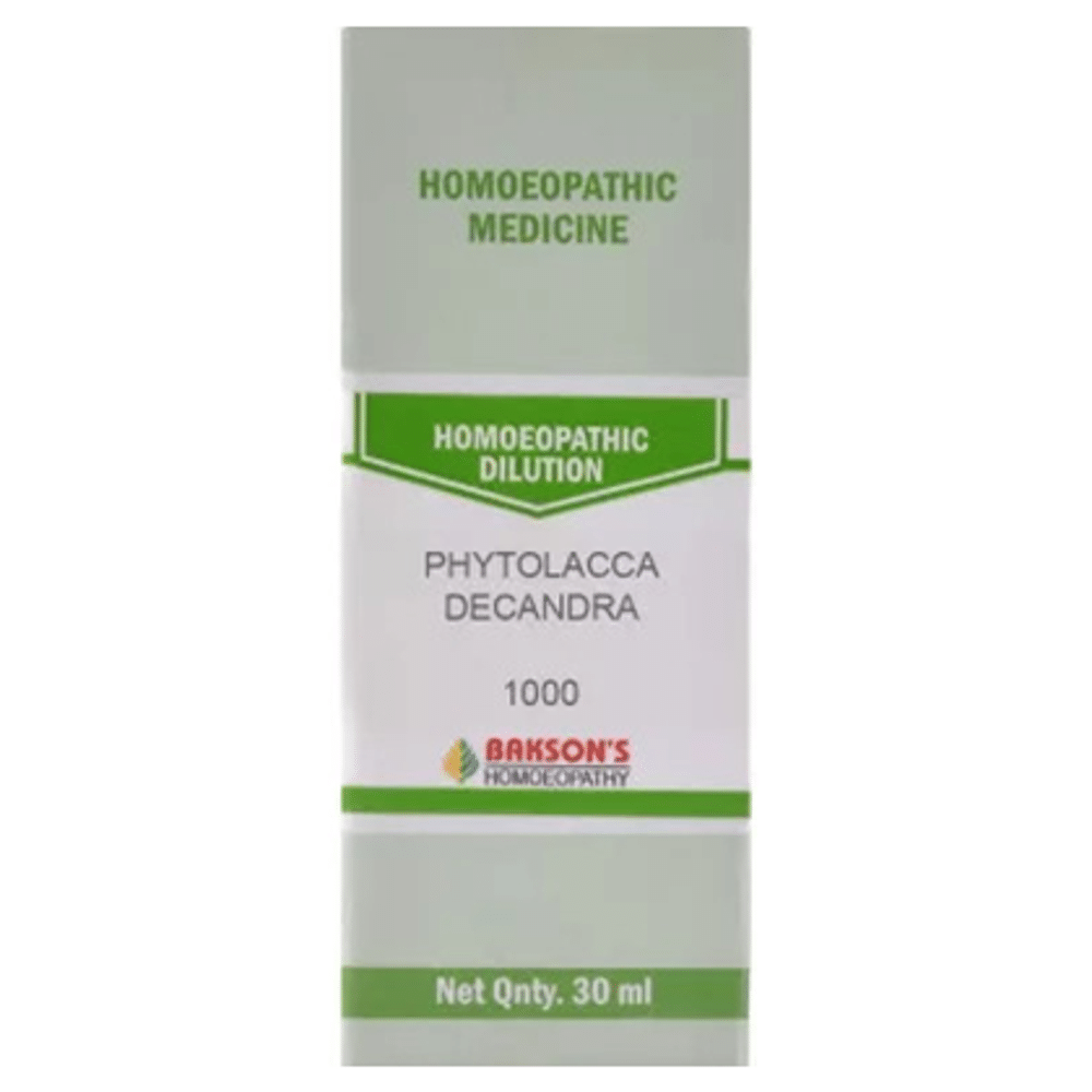 Bakson's Homeopathy Phytolacca Decandra Dilution 1000 CH