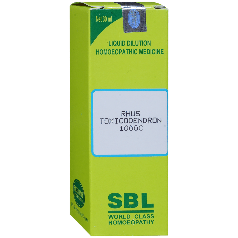 SBL Rhus Toxicodendron Dilution 1000 CH SBL Rhus Toxicodendron Dilution 1000 CH
