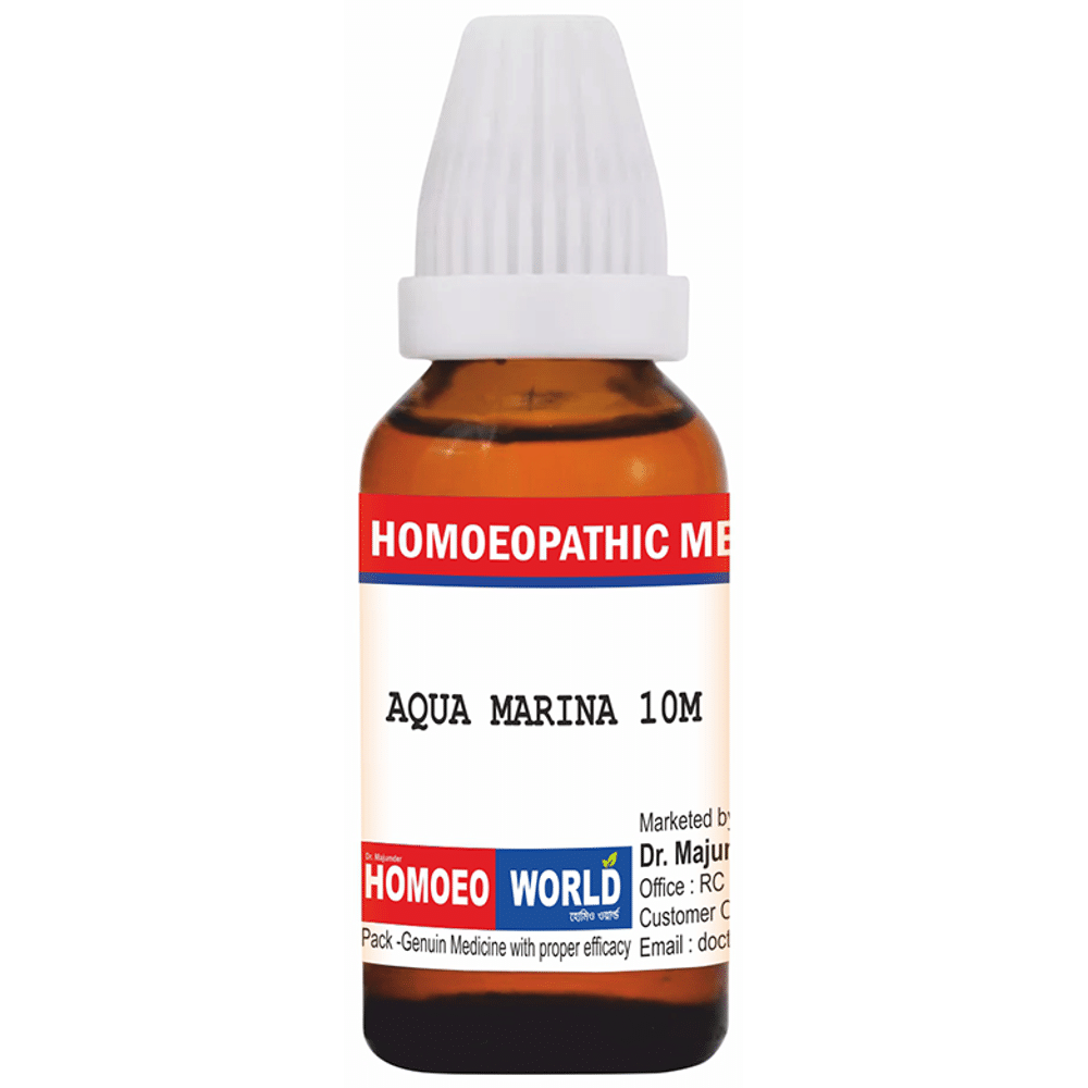 Dr. Majumder Homeo World Aqua Marina Dilution (30ml Each) 10M Dr. Majumder Homeo World Aqua Marina Dilution (30ml Each) 10M