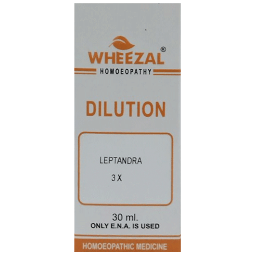 Wheezal Leptandra Dilution 3X Wheezal Leptandra Dilution 3X