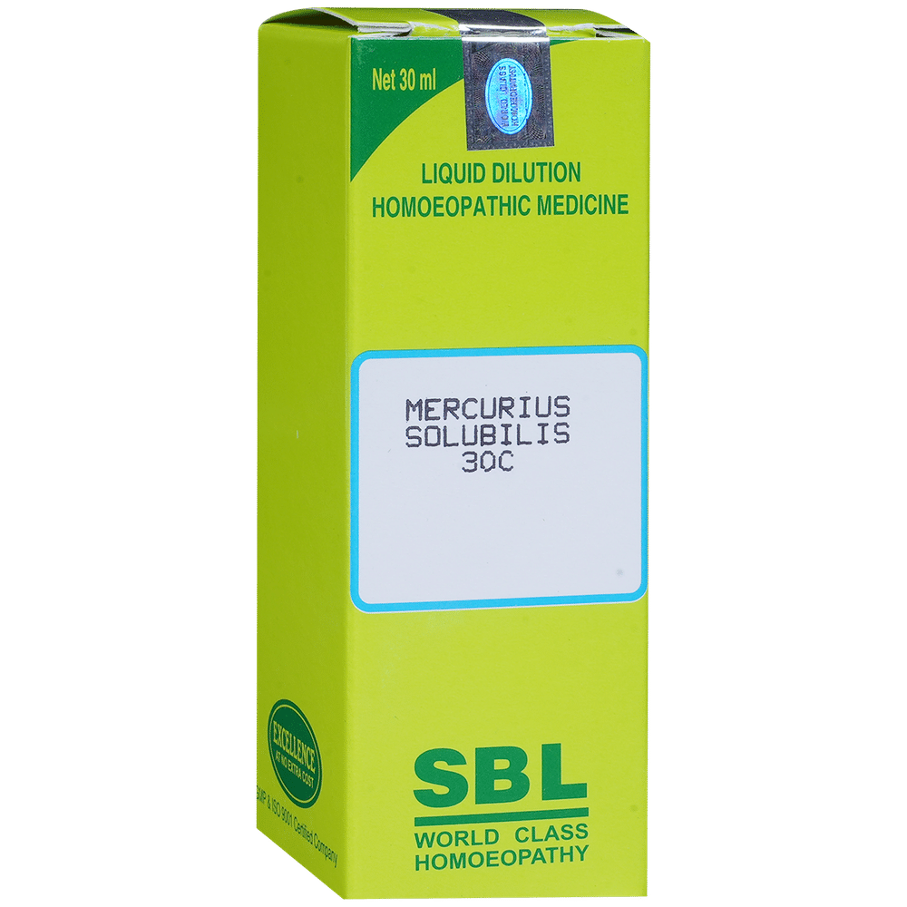 SBL Mercurius Solubilis Dilution 30 CH SBL Mercurius Solubilis Dilution 30 CH