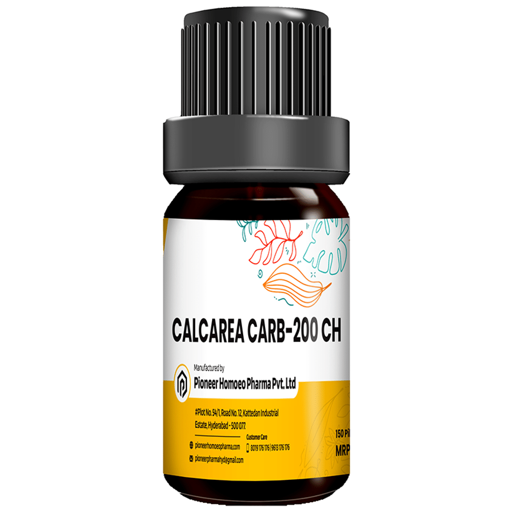 Pioneer Pharma Calcarea Carb Globules Pellets Multidose Pills 200 CH Pioneer Pharma Calcarea Carb Globules Pellets Multidose Pills 200 CH