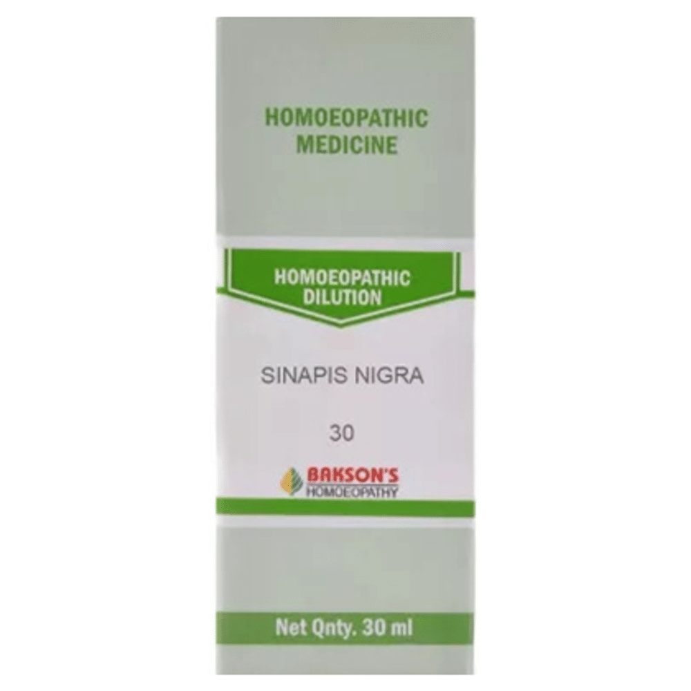 Bakson's Homeopathy Sinapis Nigra Dilution 30 Bakson's Homeopathy Sinapis Nigra Dilution 30