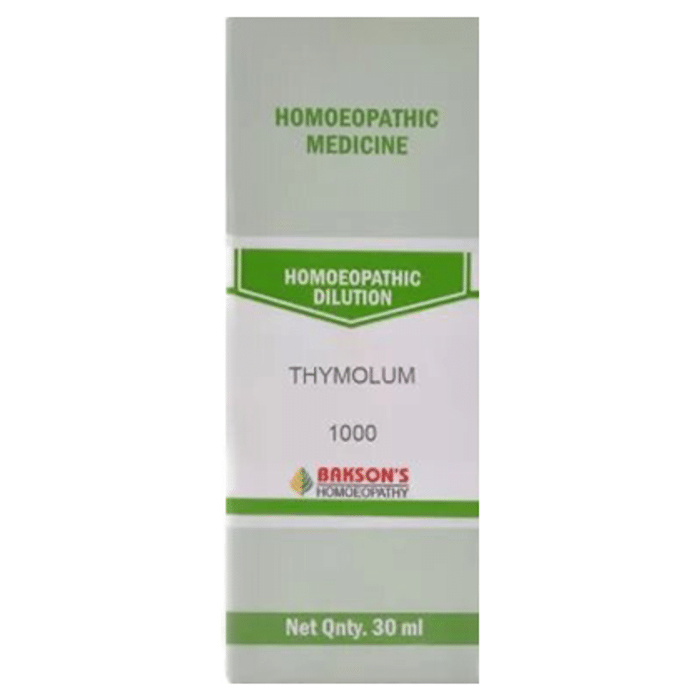Bakson's Homeopathy Thymolum Dilution 1000 CH Bakson's Homeopathy Thymolum Dilution 1000 CH