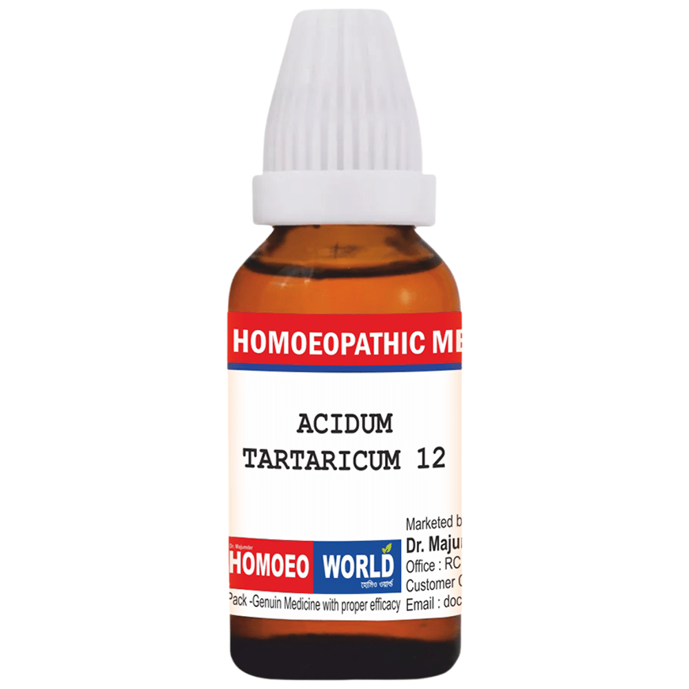 Dr. Majumder Homeo World Acidum Tartaricum Dilution (30ml Each) 12 Dr. Majumder Homeo World Acidum Tartaricum Dilution (30ml Each) 12