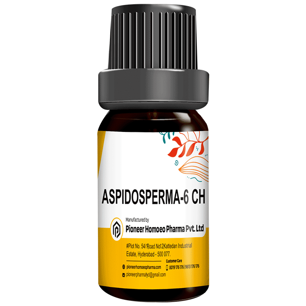 Pioneer Pharma Aspidosperma Globules Pellets Multidose Pills 6 CH Pioneer Pharma Aspidosperma Globules Pellets Multidose Pills 6 CH
