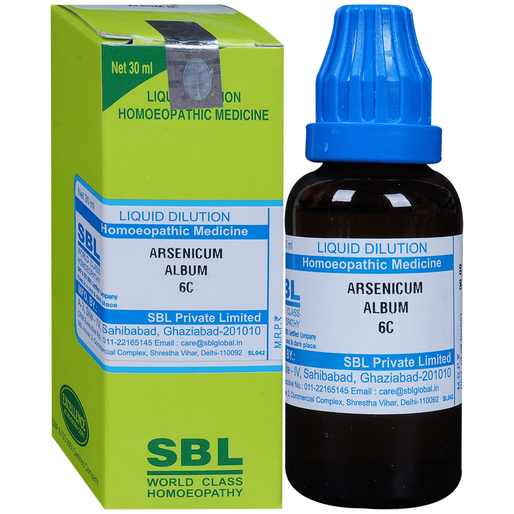 SBL Arsenicum Album Dilution 6 CH SBL Arsenicum Album Dilution 6 CH