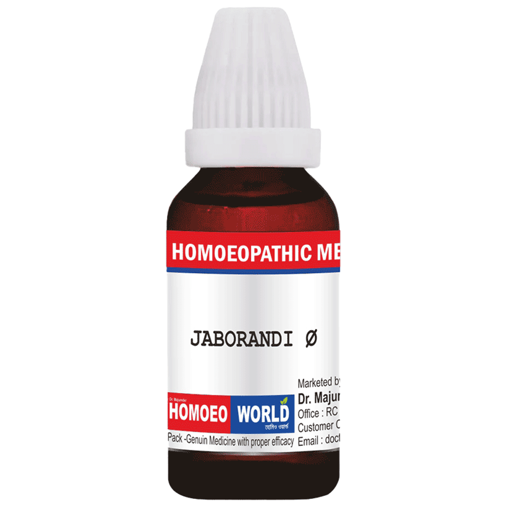 Dr. Majumder Homeo World Jaborandi Mother Tincture (30ml Each) Q Dr. Majumder Homeo World Jaborandi Mother Tincture (30ml Each) Q